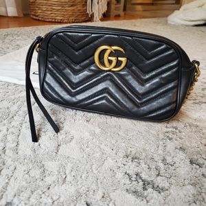GG Marmont small matelassé shoulder bag